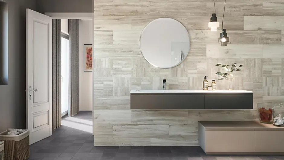 Carrelage sol et mur effet bois COOLWOOD - 22.2X89.7 COOLWOOD WHITE PEPPER-Grespor Discount