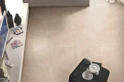 Carrelage sol et mur effet pierre de provence beige L.34 x l.34 cm x ép.7 mm, Série Provence