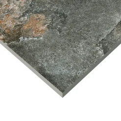 Carrelage sol et mur effet pierre oxydée L.20 x l.20 cm x ép.9,5 mm, Denali- Hot