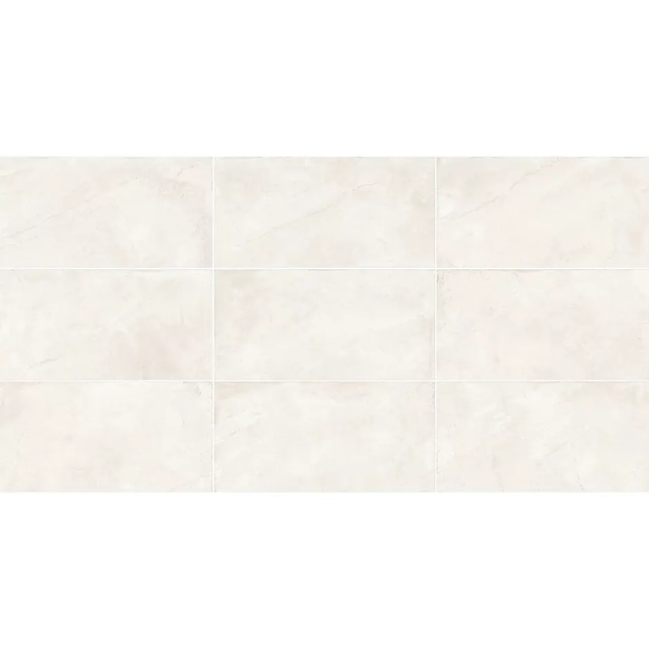 Gresmalt Carrelage sol et mur en grès cérame émaillé effet pierre beige mat L.60 x l.30 cm x ép.7,4 mm, Flora