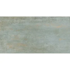 Gresmalt Carrelage sol et mur en grès cérame émaillé effet béton vert sauge mat L.60 x l.30 cm x ép.7,4 mm, Upper