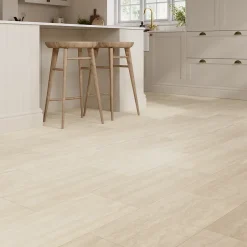 GoodHome Carrelage sol et mur intérieur beige effet pierre L.59,5 x l.29,5 cm x ép.8,7 mm, Kyat