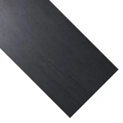 Carrelage sol et mur intérieur noir effet pierre L.60 x l.30 cm x ép.9,5 mm, Oikos-GoodHome New