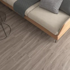 Ecoceramic Carrelage sol et mur intérieur effet bois taupe mat L.120 x l.20 cm x ép.9 mm, Urbanwood
