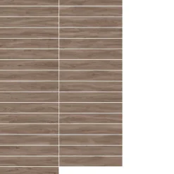 Ecoceramic Carrelage sol et mur intérieur effet bois taupe mat L.120 x l.20 cm x ép.9 mm, Urbanwood