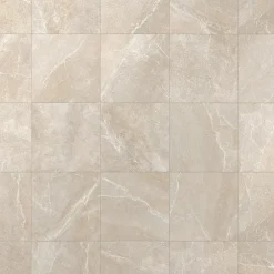 GoodHome Carrelage sol et mur intérieur beige effet pierre L.45 x l.45 cm x ép.9,1 mm, Limo Mocca