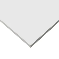 Carrelage sol et mur intérieur blanc mat L.60 x l.60 cm x ép.9 mm, Plain-GoodHome Online