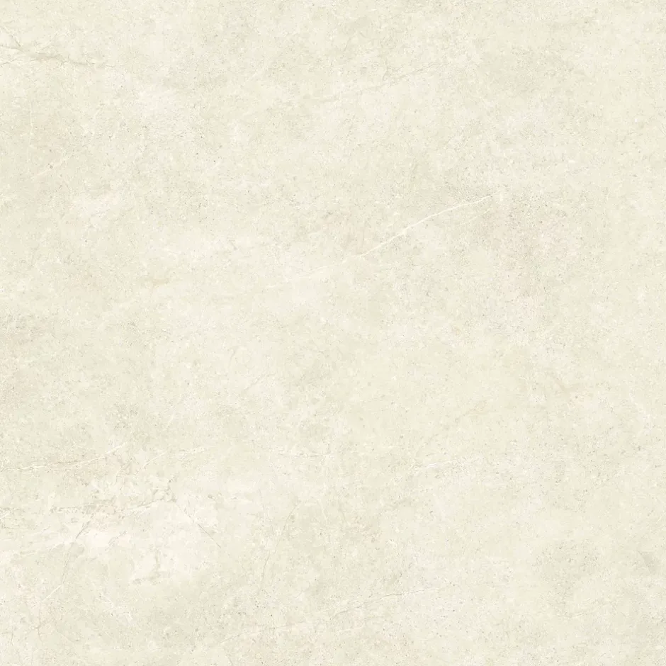 Carrelage sol et mur intérieur en grès cérame émaillé effet pierre beige mat L.60 x l.60 cm x ép.8,5 mm, Basilea-Ecoceramic Hot