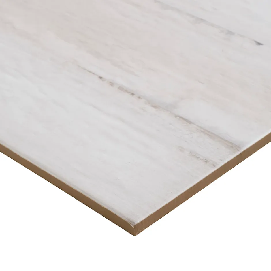 Carrelage sol et mur intérieur effet bois brut gris clair L.60 x l.30 cm x ép.8,7 mm, Norwegio- New