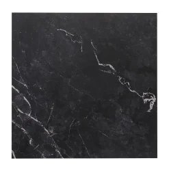 Carrelage sol et mur intérieur effet marbre noir mat L.60 x l.60 cm x ép.9 mm, Ultimate Marble-GoodHome Outlet