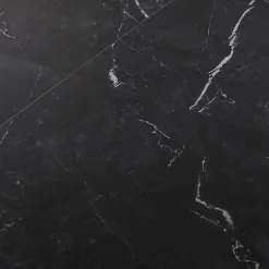 Carrelage sol et mur intérieur effet marbre noir mat L.60 x l.60 cm x ép.9 mm, Ultimate Marble-GoodHome Outlet