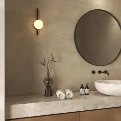 Carrelage sol et mur intérieur beige effet pierre L.60,4 x l.30 cm x ép.7,4 mm, Mitha