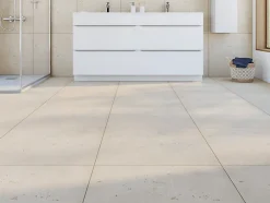 Carrelage sol et mur intérieur effet pierre beige L.60 x l.60 cm x ép.9,5 mm, Illusion