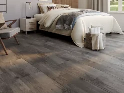 Carrelage sol et mur intérieur effet bois brut gris L.60 x l.30 cm x ép.8,7 mm, Norwegio- Discount