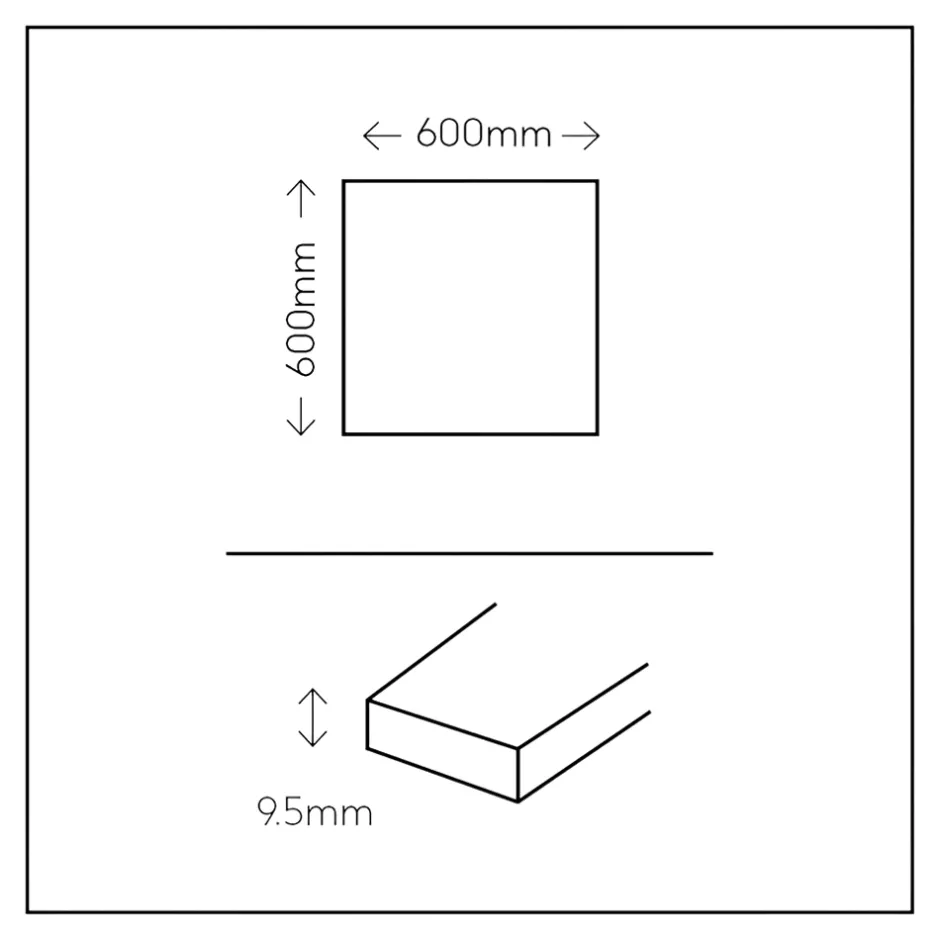 GoodHome Carrelage sol et mur intérieur beige effet pierre L.59,5 x l.59,5 cm x ép.9,5 mm, Kyat