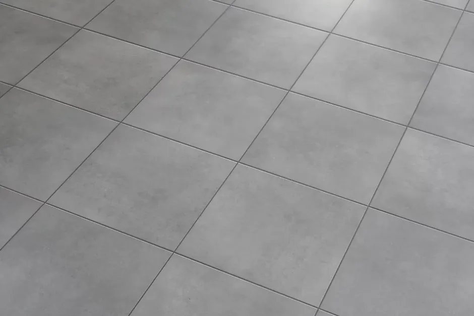 GoodHome Carrelage sol et mur intérieur gris mat effet béton L.42.6 x l.42.6 cm x ép.7,4 mm, Konkrete