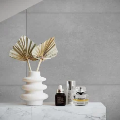 GoodHome Carrelage sol et mur intérieur gris mat effet béton L.42.6 x l.42.6 cm x ép.7,4 mm, Konkrete