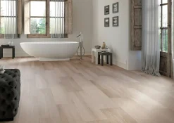 Carrelage sol et mur intérieur effet bois brut L.61,5 x l.20,5 cm x ép.9,5 mm, Nicole