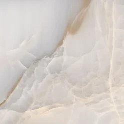 Carrelage sol et mur intérieur effet marbre beige brillant L.60 x l.60 cm x ép.9 mm, Harvey