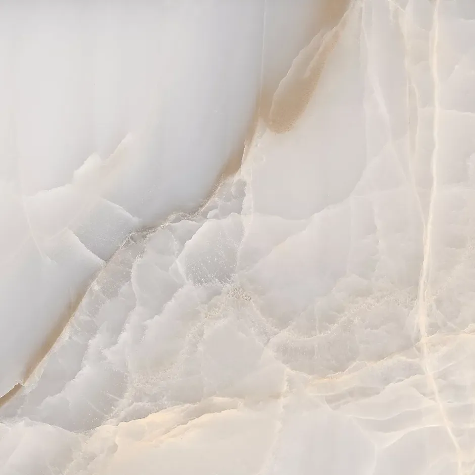 Carrelage sol et mur intérieur effet marbre beige brillant L.60 x l.60 cm x ép.9 mm, Harvey