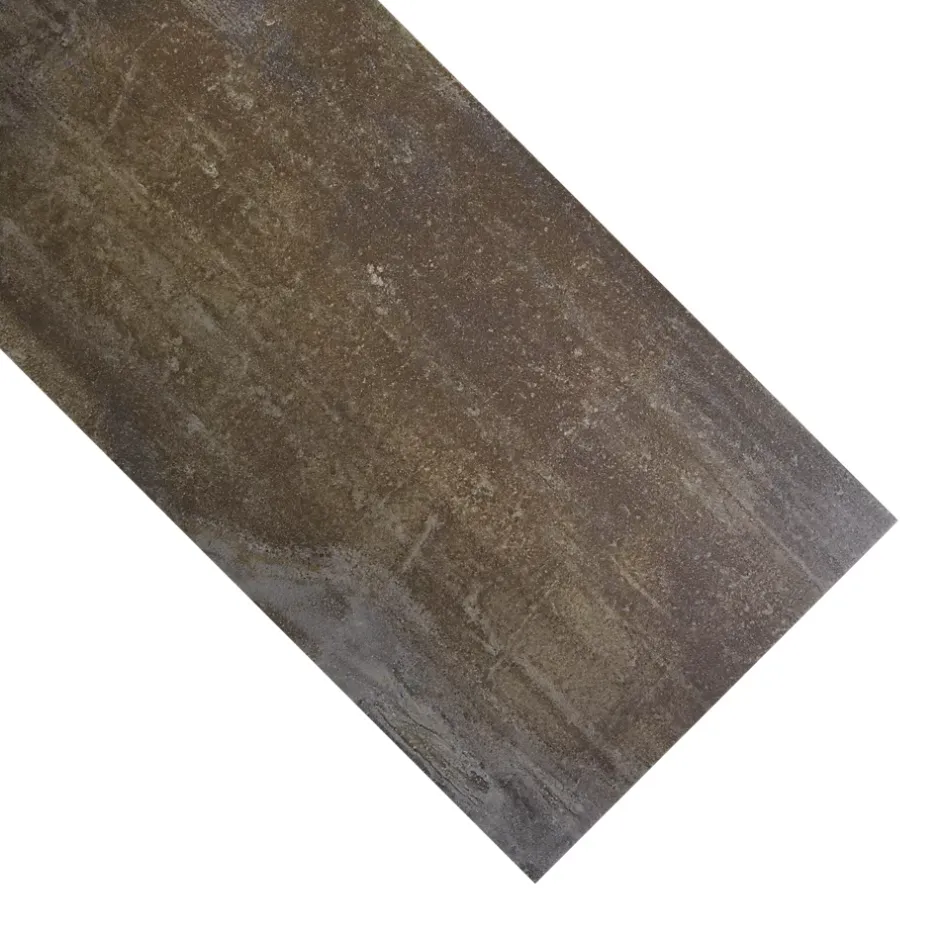 Carrelage sol et mur intérieur grès cérame brun effet pierre L.60 x l.30 cm x ép.9,5 mm, Dourtio- Clearance