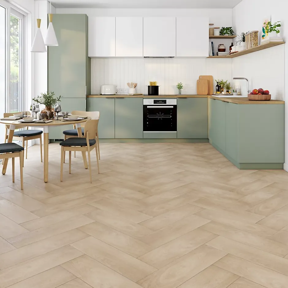 Carrelage sol et mur intérieur effet bois brut mat L.62,8 x l.17,8 cm x ép.7,4 mm, Ash- Best