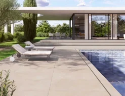 Carrelage sol et mur intérieur / extérieur effet travertin Borgona Ivory l.60 X L.120 cm rectifié 1er choix-Cristacer Best