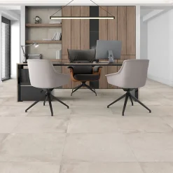 Carrelage sol et mur intérieur en grès porcelainé beige sable effet pierre mat L.60 x l.60 cm x ép. 9,5 mm Garda-Halcon Sale