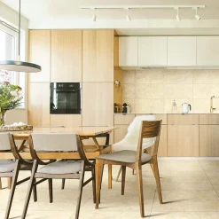 Carrelage sol et mur intérieur en grès cérame effet pierre beige mat L.60 x l.30 cm x ép.7,4 mm, Traverno