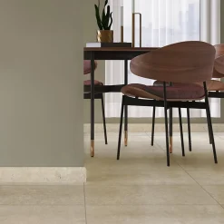 Carrelage sol et mur intérieur en grès cérame effet pierre beige mat L.60 x l.30 cm x ép.7,4 mm, Traverno