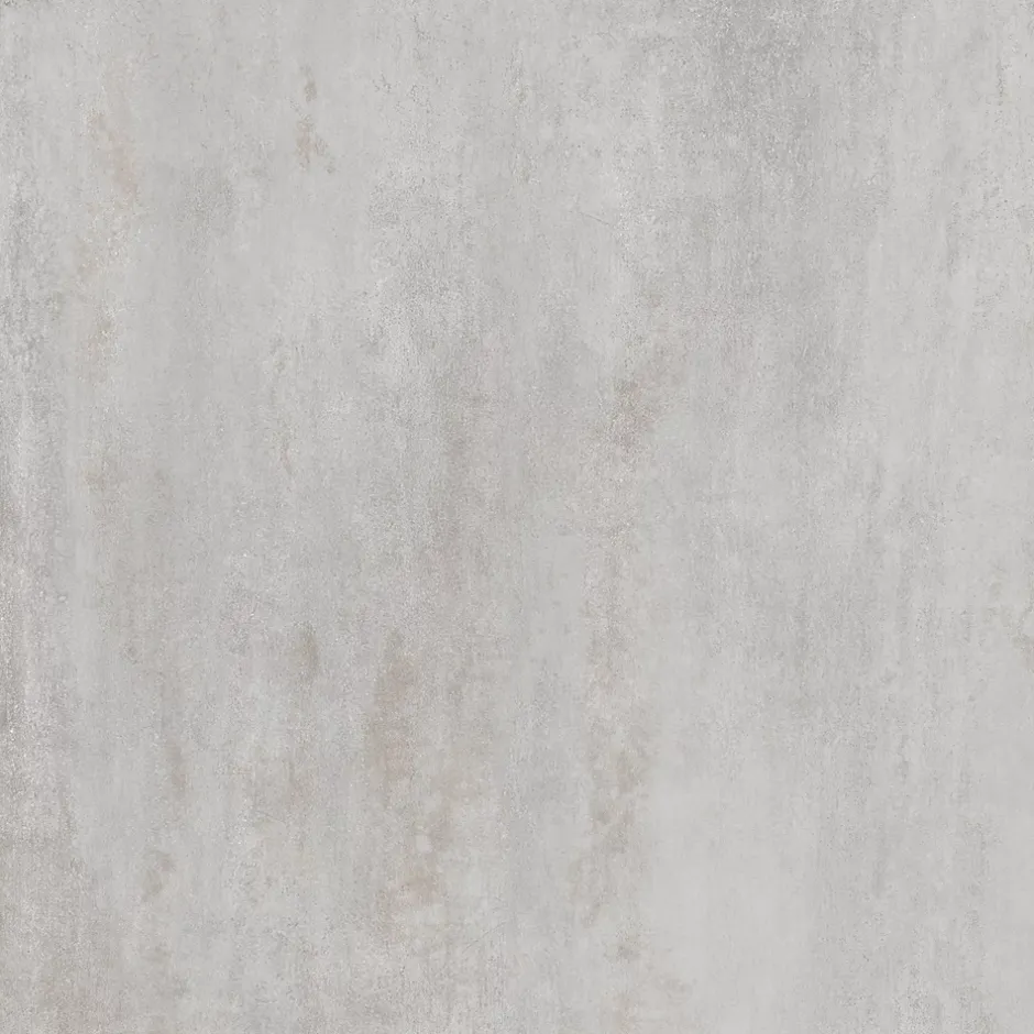 Carrelage sol et mur intérieur en grès cérame émaillé effet béton gris mat L.60 x l.60 cm ép.7,4 mm, Upper-Gresmalt New