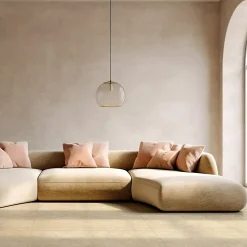 Carrelage sol et mur intérieur en grès cérame émaillé beige effet travertin mat L.119,8 x l.60 cm x ép.7,4 mm, Traverno- Discount