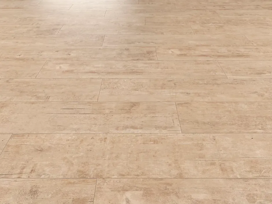 Carrelage sol et mur intérieur effet bois brut L.120 x l.23 cm x ép.9,7 mm, Endor- Discount