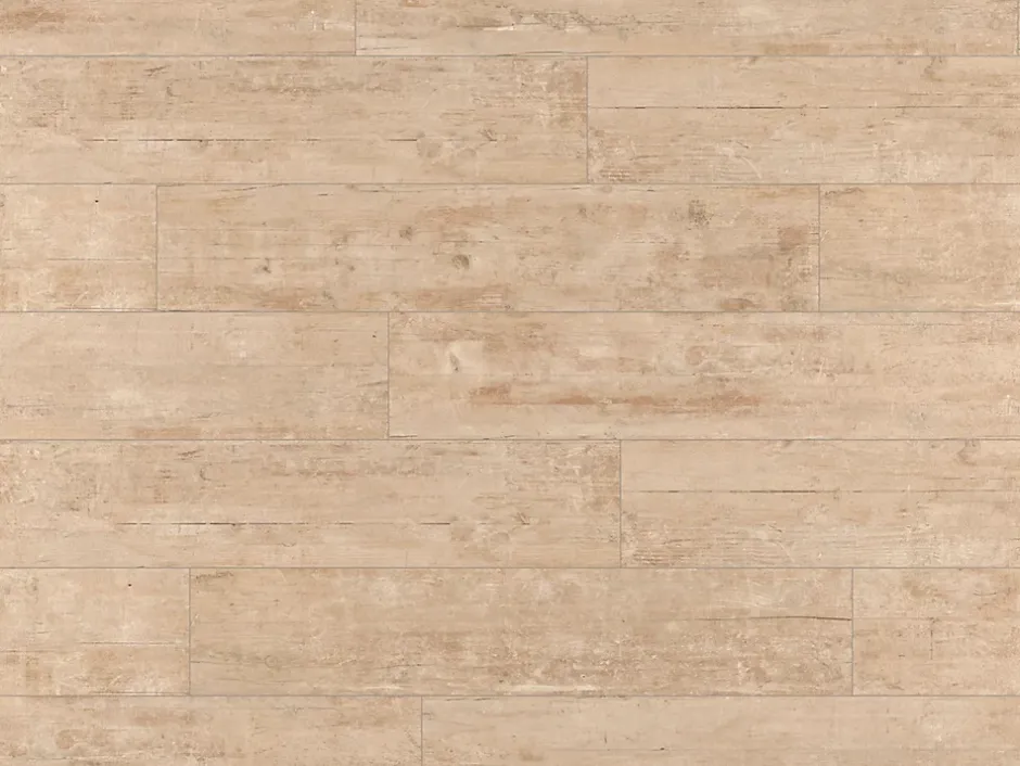 Carrelage sol et mur intérieur effet bois brut L.120 x l.23 cm x ép.9,7 mm, Endor- Discount