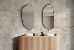 Carrelage sol et mur intérieur effet pierre beige mat L.60 x l.30 cm x ép.9 mm, Denali- Outlet