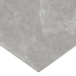 Carrelage sol et mur intérieur gris clair effet pierre L.60,4 x l.60 cm x ép.7,4 mm, Himalaya-