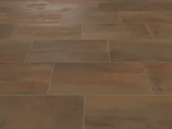 Carrelage sol et mur intérieur effet béton oxydé mat L.60 x l.30 cm x ép.9,5 mm, Ruano-