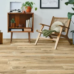 Carrelage sol et mur intérieur effet bois brut mat L.90 x l.15 cm, Woodland