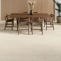 GoodHome Carrelage sol et mur intérieur effet pierre beige L.120 x l.59,5 cm x ép.10 mm, Kyat