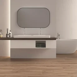 Ecoceramic Carrelage sol et mur intérieur effet bois brut mat L.120 x l.20 cm x ép.9 mm, Urbanwood