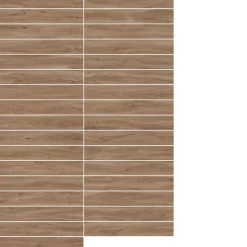 Ecoceramic Carrelage sol et mur intérieur effet bois brut mat L.120 x l.20 cm x ép.9 mm, Urbanwood