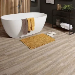 Carrelage sol et mur intérieur effet bois brut mat L.120 x l.20 cm x ép.9 mm, Kyra Betulla