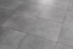 Carrelage sol et mur intérieur gris mat effet béton L.61,6 x l.61,6 cm x ép.8,5 mm, Konkrete-GoodHome Outlet