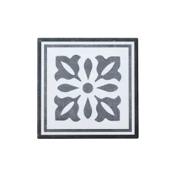 GoodHome Carrelage sol et mur intérieur effet carreau de ciment tons gris L.20 x l.20 cm x ép.8,2 mm, Konkrete
