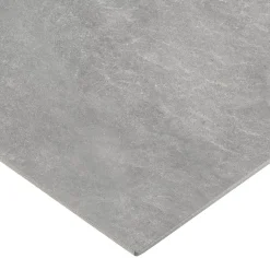 Carrelage sol et mur intérieur gris clair effet pierre L.60,4 x l.60,4 cm x ép.7,4 mm, Mitha- Online