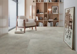 Carrelage sol et mur intérieur / extérieur effet béton antidérapant R11 Arbia Grey l.60 X L.60 cm rectifié 1er choix-Cristacer Best