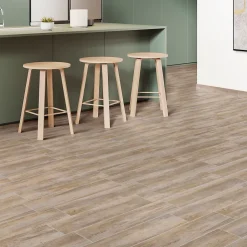 Carrelage sol et mur intérieur effet bois brut mat L.60 x l.15 cm x ép.8,5 mm, Kyra Betulla