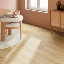 GoodHome Carrelage sol et mur intérieur effet bois brut beige L.60 x l.15 cm x ép.7,4 mm, Basilio Guigliano