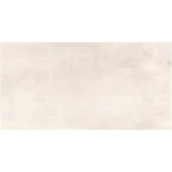 Carrelage sol et mur intérieur grès cérame blanc effet pierre l.30 x L.60 cm, Dourtio-