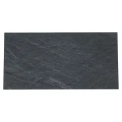GoodHome Carrelage sol extérieur anthracite effet ardoise L.61,3 x l.30,3 cm x ép.9 mm, Slate